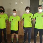 Los palistas sorianos que compitieron el pasado fin de semana en Salamanca. HDS