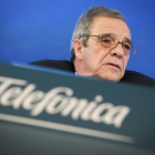 El presidente de Telefónica, César Alierta, en el MWC.-EFE / FERNANDO VILLAR