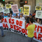 Concentración de afectados por preferentes y cláusulas suelo hipotecarias en Barcelona-RICARD CUGAT