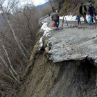 Los accesos a Baiasca de Llavorsí (Pallars Sobirà).-Foto: ACN
