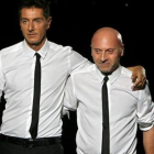 Domenico Dolce y Stefano Gabbana, en un desfile del 2008.-AFP / FILIPO MONTEFORTE