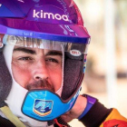 Fernando Alonso ya probó, el pasado mes de marzo, en Suráfrica, el Toyota Hilux, ganador del Dakar en manos del qatarí  Nasser Al-Attiyah.-EFE