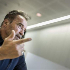 Arnold Schwarzenegger, en un evento multideportivo el pasado septiembre en L'Hospitalet.-FERRAN NADEU
