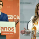 Albert Rivera y Susana Díaz.-