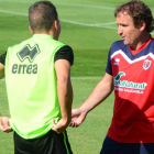 El técnico del Numancia, Jagoba Arrasate.-ÁLVARO MARTINEZ