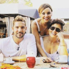 De izquierda a derecha: Javián, David Bisbal, Chenoa, Rosa López y David Bustamante, en la imagen que el cantante almeriense ha colgado en su cuenta de Instagram.-INSTAGRAM