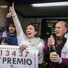Celebracion del gordo del Sorteo de Navidad.-MIGUEL LORENZO