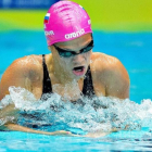 Yulia Efimova, campeona mundial en braza.-AFP / HENNING BAGGER