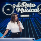 Eva Gonzalez, presentadora del nuevo concurso de TVE-1 'El gran reto musical'.-GOYO CONDE