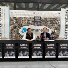 Eduardo Madurga y Juan Galparsoro presentan la undécima Feria de Vehículos de Camaretas. HDS