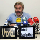 Manuel Mato, secretario de la Unión de Guardias Civiles de Castilla y León. / V. G. -