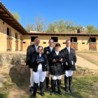 Los representantes del CD Ande Soria en el Campeonato de España de equitación. HDS