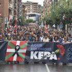 Manifestación en Galdakao en memoria del preso de ETA Kepa del Hoyo y contra la política penitenciaria del Gobierno-JAVIER ZORRILLA