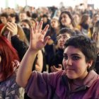 Acto feminista en apoyo a la huelga del 8-M-EMILIO NARANJO (EFE)