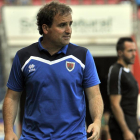 El técnico del Numancia, Jagoba Arrasate.-DANIEL RODRÍGUEZ