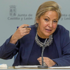 La vicepresidenta y portavoz de la Junta, Rosa Valdeón, comparece en rueda de prensa posterior al Consejo de Gobierno-Ical