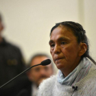 La diputada del Parlasur Milagro Sala durante una audiencia en Jujuy  Argentina.-EFE