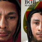 Dos usuarios de Snapchat utilizando el filtro de Bob Marley-TWITTER