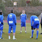 El Numancia regresó ayer a los entrenamientos. / D. Mayor-