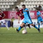 Carrillo en una jugada en el partido del sábado en Murcia. ÁREA 11
