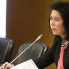 La secretaria general del Tesoro Rosa Sanchez-Yebra.-PACO CAMPOS / EFE