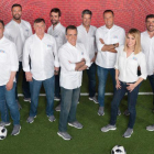 El equipo de presentadores y reporteros de Mediaset que cubrirá el Mundial de fútbol de Rusia.-EL PERIÓDICO (MEDIASET)