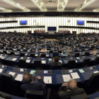 Vista del salón de plenos del Parlamento Europeo.-PATRICK HERTZOG