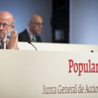 El presidente del Banco Popular, Emilio Saracho, en la junta de accioinistas de la entidad.-LUCA PIERGIOVANNI