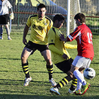El fútbol soriano echa a andar tras dos semanas de retraso. / ÁLVARO MARTÍNEZ-