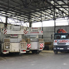 La empresa ocupa las instalaciones de grúas Kirten. / V. G. -