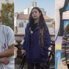 Tres jóvenes cuenta sus testimonios sobre la precariedad. Fèlix Marcos, enfermero (izquierda); Núria Soto, repartidora (centro) y Irene Navarro, dependienta (derecha).-EL PERIÓDICO