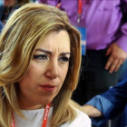 Susana Díaz, en una reunión del comité federal del PSOE, el pasado mes de octubre.-ANDREA COMAS