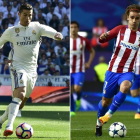 Cristiano (7 tantos) y Griezmann (5), los máximos goleadores de sus equipos en esta Champions, se ven las caras en el Bernabéu.-FP / GERARD JULIEN / PIERRE P. MARCOU