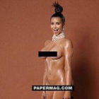 Kim Kardashian se desnuda para la revista neoyorquina 'Paper Magazine'.-Foto: EL PERIÓDICO