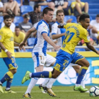 Los jugadores de Las Palmas, en un partido reciente contra el Leganés.-EFE / ANGEL MEDINA G