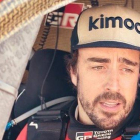 Fernando Alonso, en la primera etapa del Rally de Marruecos.-
