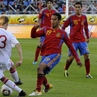 Thiago fue el mejor jugador español en el partido de ayer. / U. Sierra-