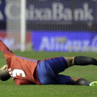 Tano se duele sobre el césped.-EFE