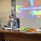 Benito Serrano y  Eva Muñoz, en la presentación ayer de la conmemoración.-HDS