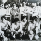 Una de las alineaciones del Soria CF, club que el sábado celebrará su 40 aniversario.-HDS