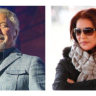 Tom Jones y Priscilla Presley.-