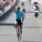 Omar Fraile, llegando a meta-SEBASTIEN NOGIER / EFE