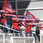 Aficionados del Tarazona en el Municipal turiasonense en un partido de esta temporada. SD Tarazona