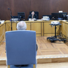 Un momento del juicio celebrado ayer en el que se juzgó al vecino de Ágreda J-M.C.C-VALENTÍN GUISANDE