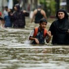El monzón ha provocado grandes inundaciones en la India, Bangladés y el Nepal.-ATLAS