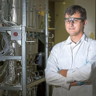 El investigador Gianluca Gallina en las instalaciones de la Facultad de Ciencias de la Universidad de Valladolid.-PHOTOGENIC