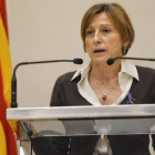 La presidenta del Parlament, Carme Forcadell, en un acto en la Cámara catalana.-FERRAN SENDRA