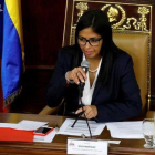 La presidenta de la Asamblea Nacional Constituyente, Delcy Rodríguez.-REUTERS / CARLOS GARCÍA RAWLINS