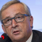 Juncker, en la rueda de prensa, este viernes en Bruselas.-Foto:   AP / THIERRY MONASSE
