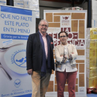 Entrega de las donaciones de Virrey Palafox al Banco de Alimentos de Soria.-Valentín Guisande